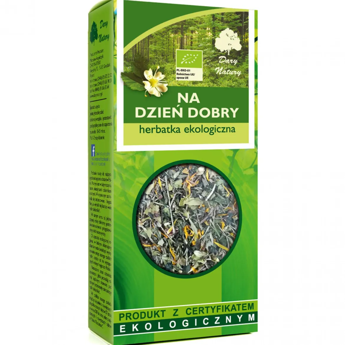 Herbatka Na dzień dobry EKO 50g Dary Natury