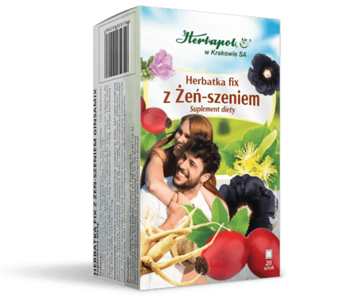 Herbatka z Żeń-Szeniem 20x3g Herbapol Kraków