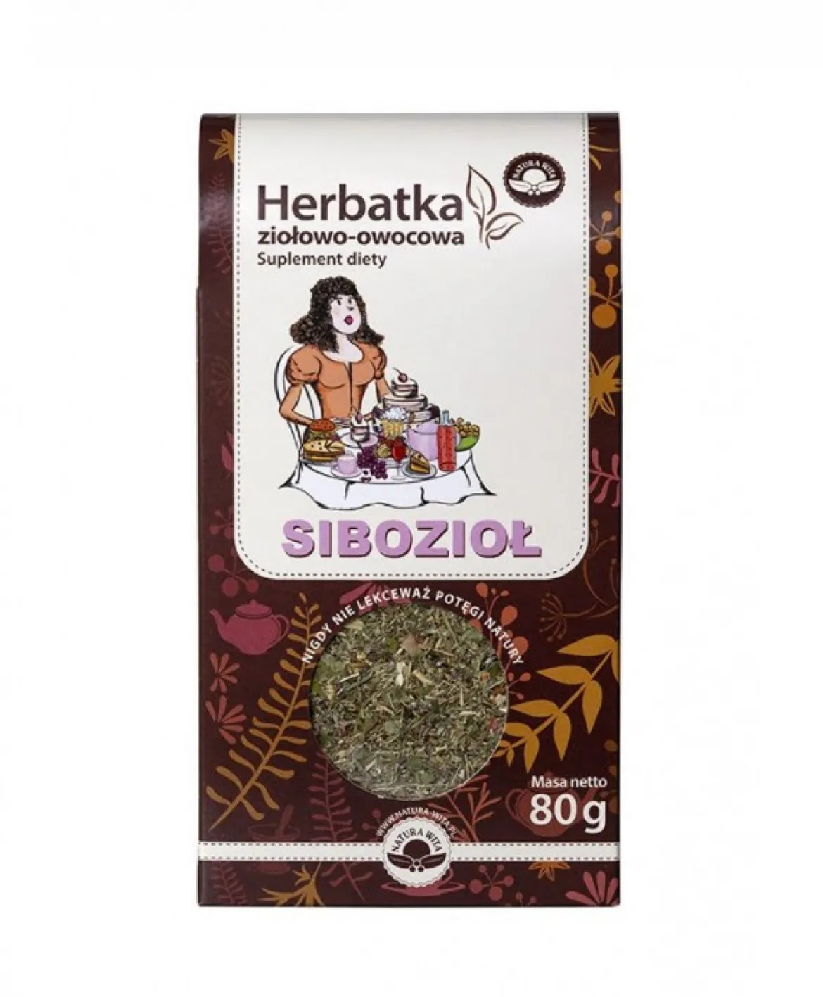Herbatka ziołowo-owocowa Sibozioł 80g Natura Wita