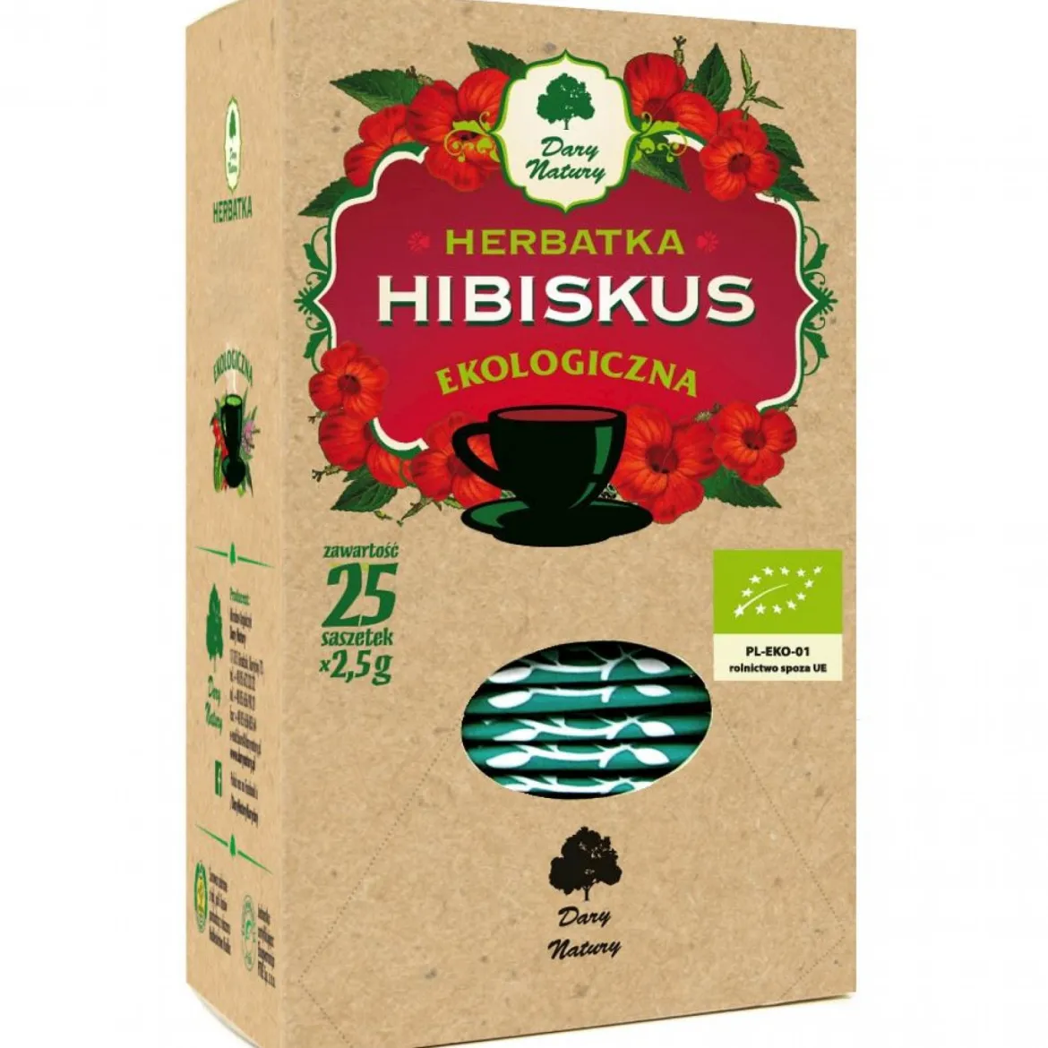 Hibiskus EKO 25x2,5g Dary Natury