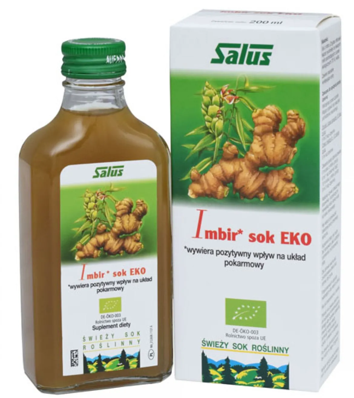Imbir sok EKO 200ml Salus