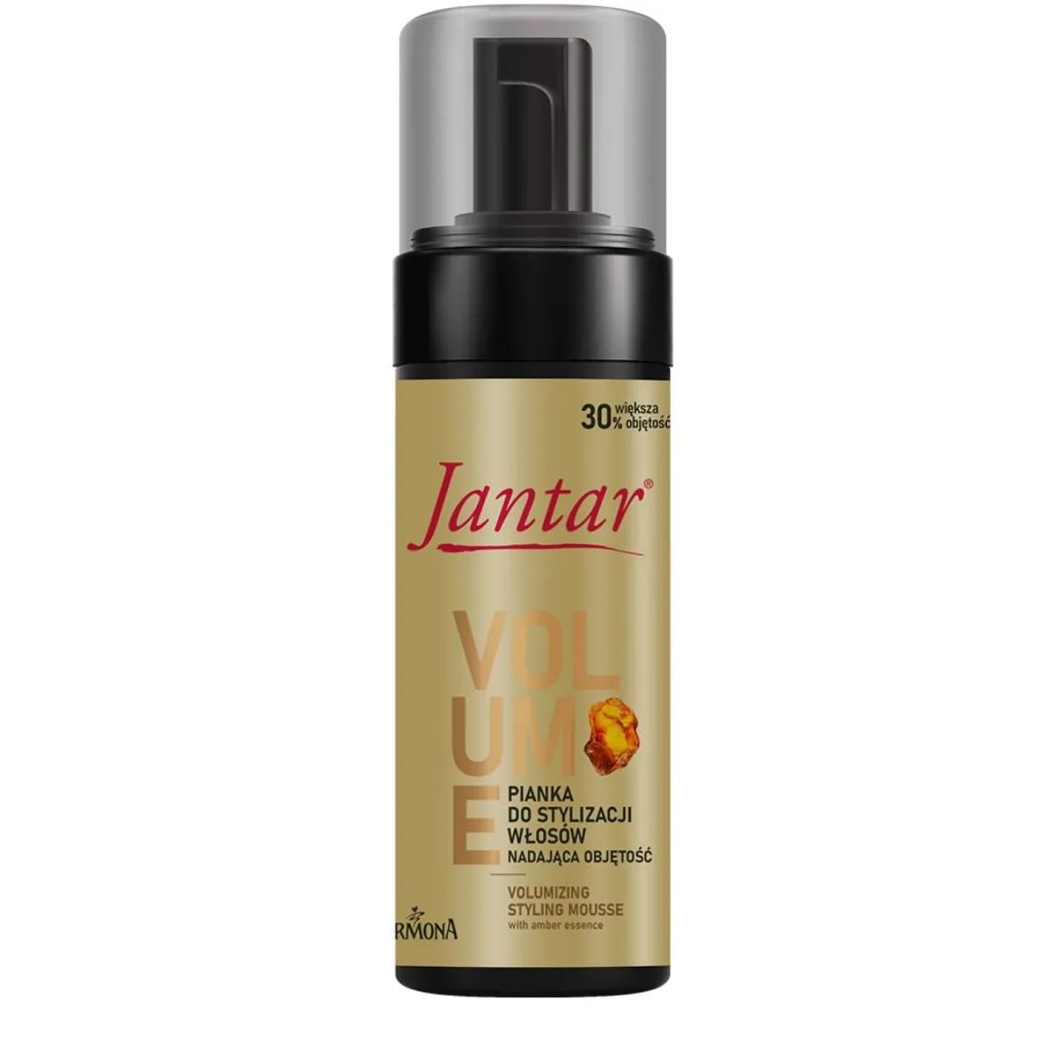 Jantar Pianka do stylizacji włosów nadająca objętość z esencją bursztynową 150ml Farmona