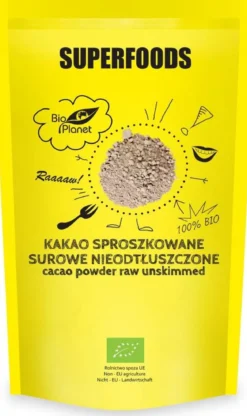 Kakao Sproszkowane Surowe Nieodtłuszczone 150g Bio Planet