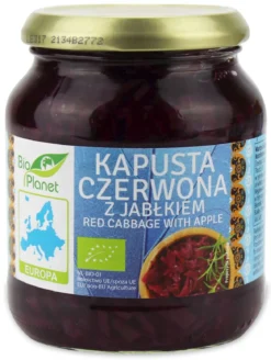 Kapusta Czerwona z Jabłkiem BIO 340g Bio Planet