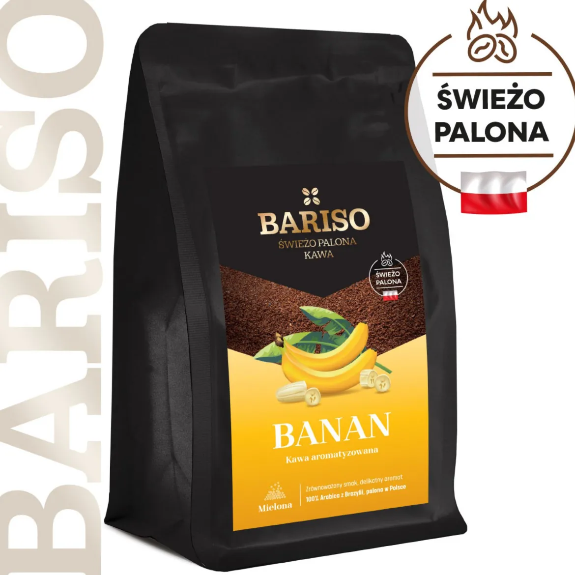 Kawa Mielona Banan 200g Bariso