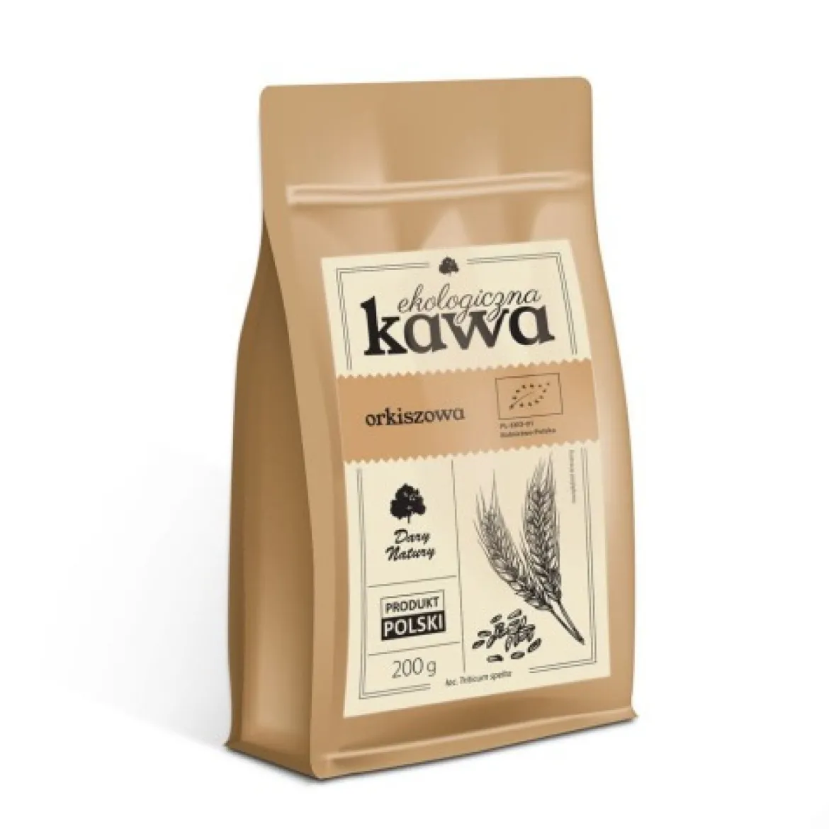 Kawa orkiszowa EKO 200g Dary Natury