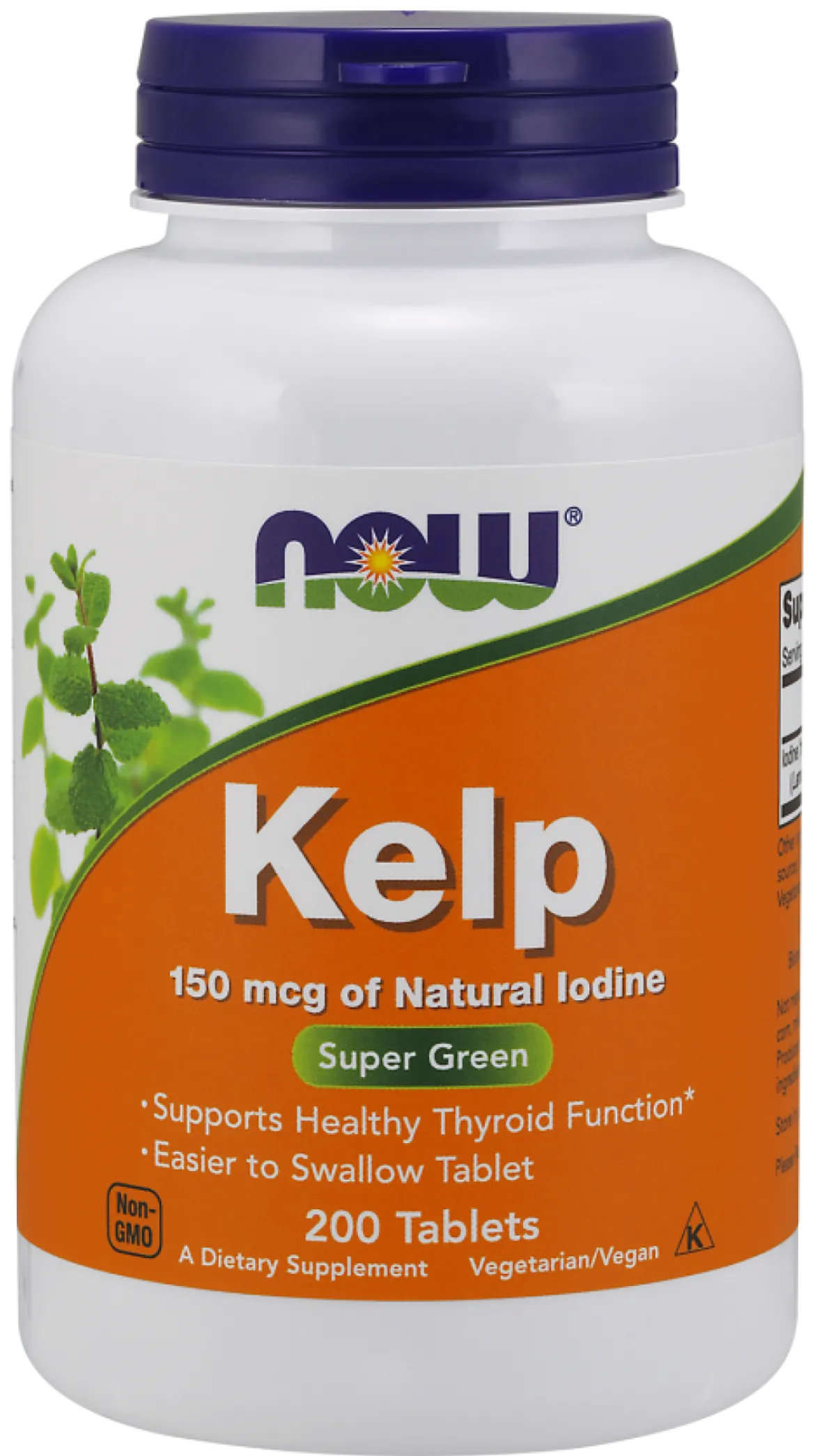 Kelp 150 mcg 200 tabletek Now Foods