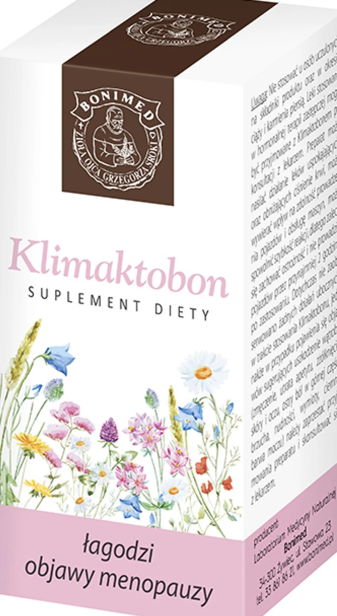 Klimaktobon dla kobiet w okresie menopauzy 60 kapsułek Bonimed