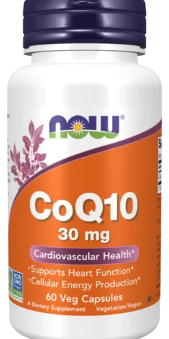 Koenzym Q10 30mg 60 kapsułek Now Foods