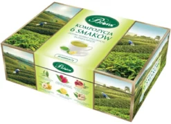 Kompozycja 6 herbat zielonych ekspresowych 60x2,0g BiFix