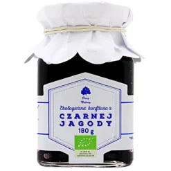 Konfitura z czarnej jagody EKO 180g Dary Natury