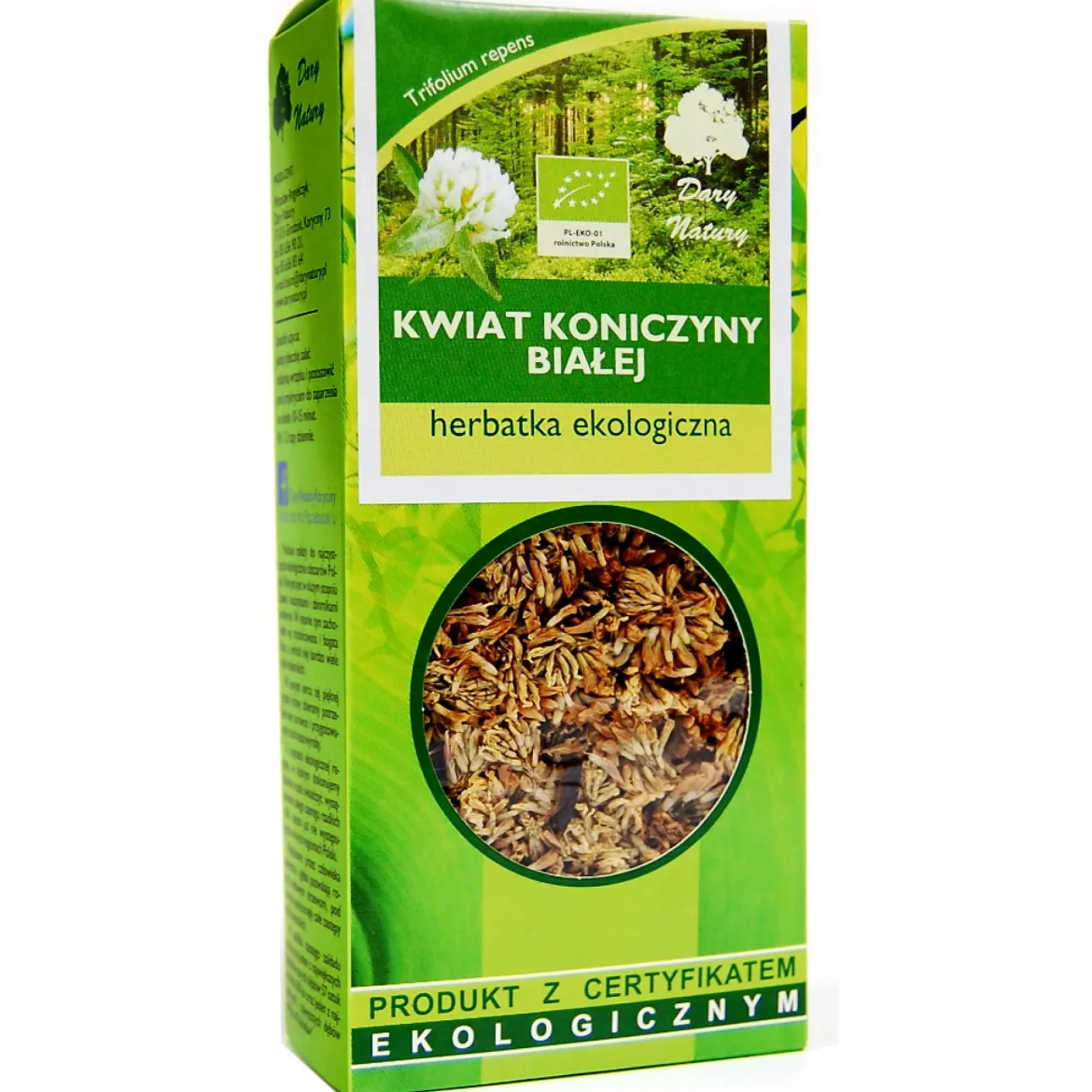 Koniczyna Biała Kwiat EKO 25g Dary Natury