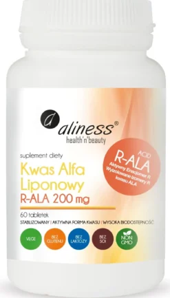 Kwas Alfa Liponowy 200mg 60tabl Aliness