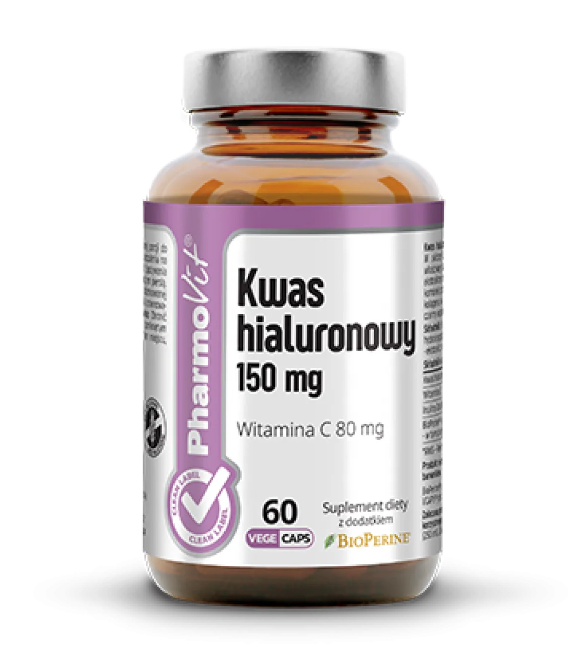 Kwas hialuronowy 150mg 60kaps. Pharmovit
