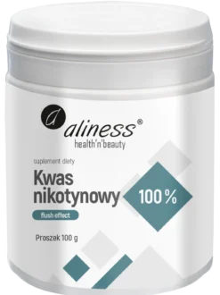 Kwas nikotynowy 100% 100g Aliness