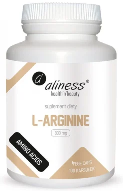 L-Arginine 800 mg x 100 Vege caps. Aliness