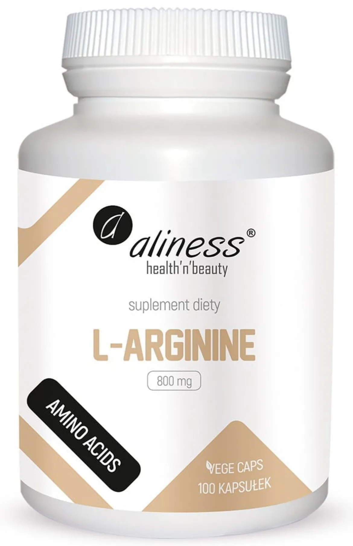 L-Arginine 800 mg x 100 Vege caps. Aliness
