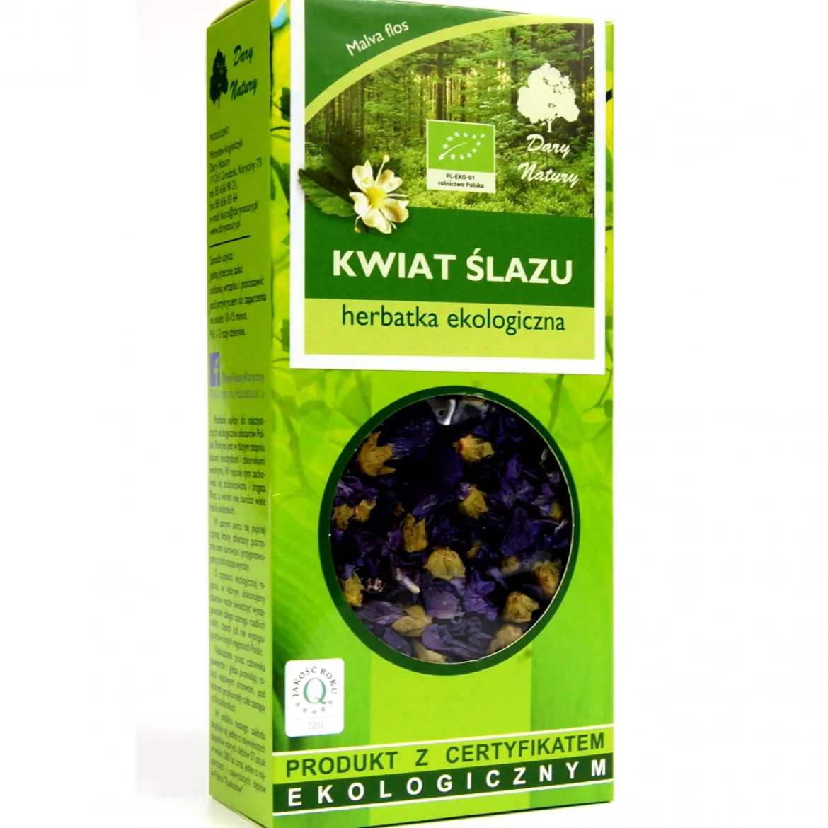Ślaz kwiat EKO 20g Dary Natury