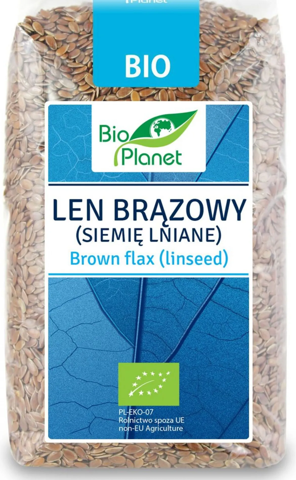 Len Brązowy - Siemię Lniane BIO 400g Bio Planet