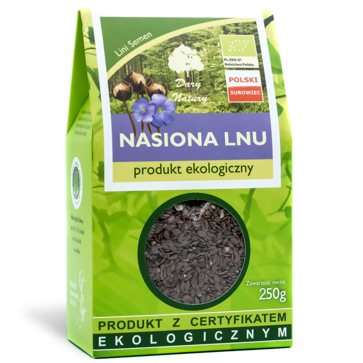 Len Nasiona 250g EKO Dary Natury
