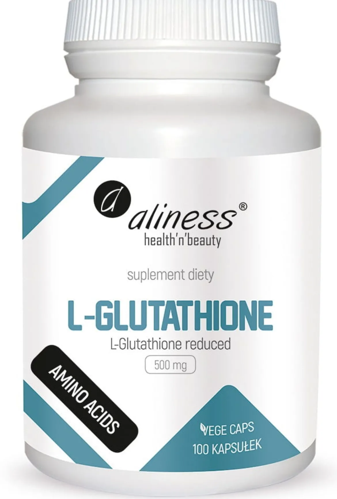 L-Glutathione reduced 500mg x 100Vege caps. Aliness