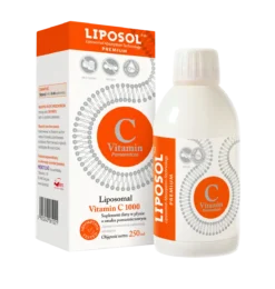 Liposol C 1000 Liposomalna Witamina C 1000 (Buforowana) 250 ml Smak Pomarańczowy Aliness