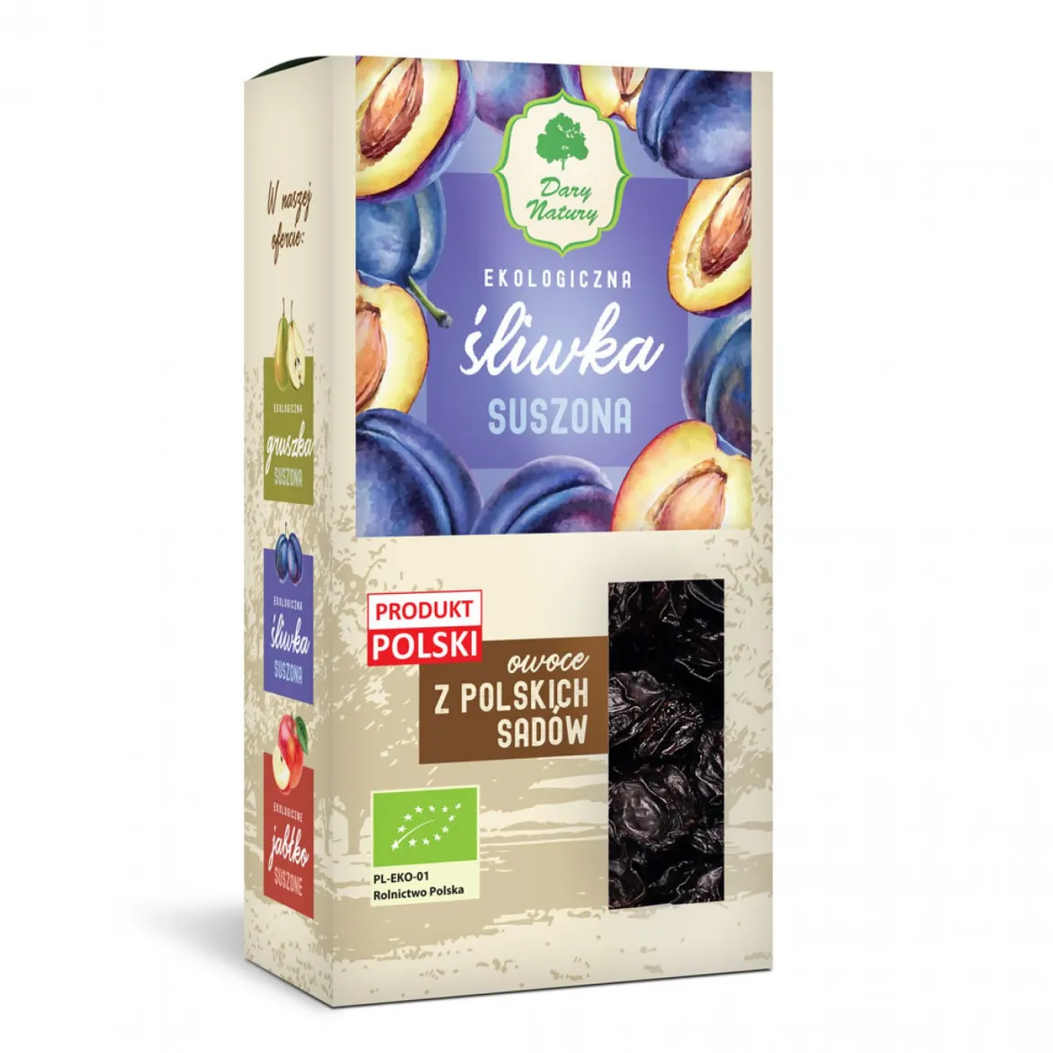 Śliwka Suszona EKO 250g Dary Natury