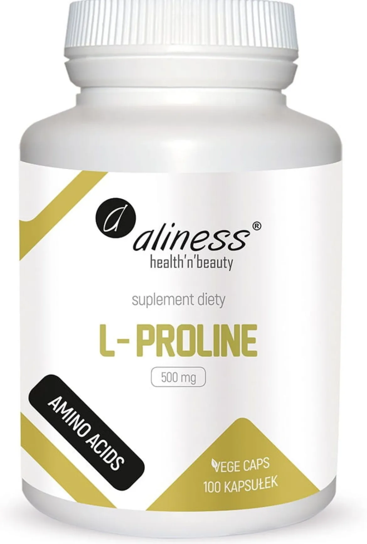 L-Proline 500mg 100kaps. Aliness