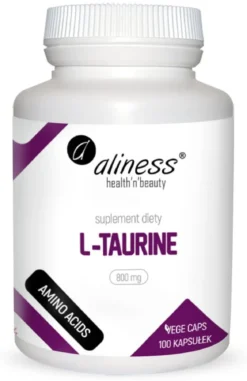 L-Taurine 800mg x 100vege caps. Aliness
