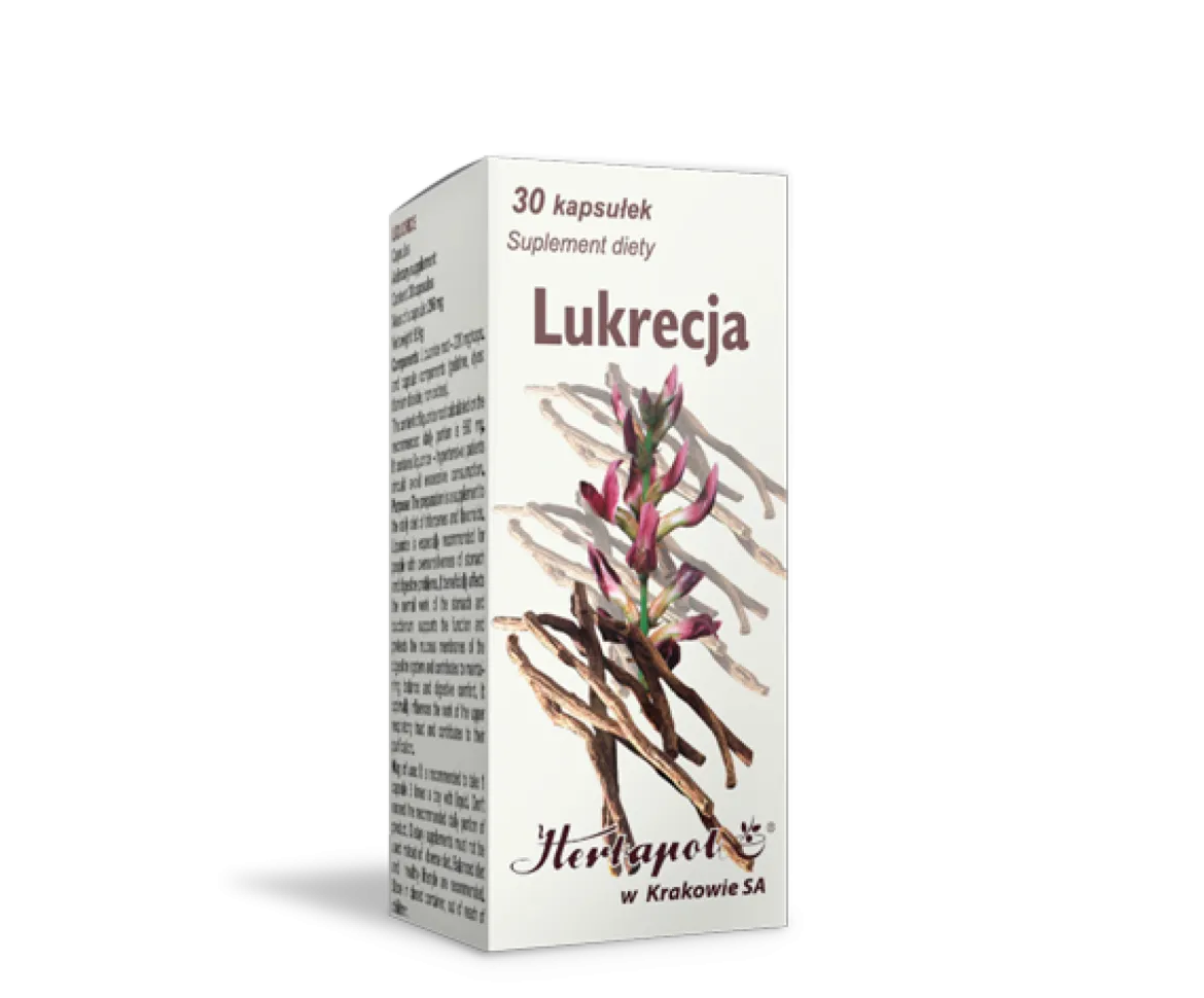 Lukrecja 30 kaps. Herbapol