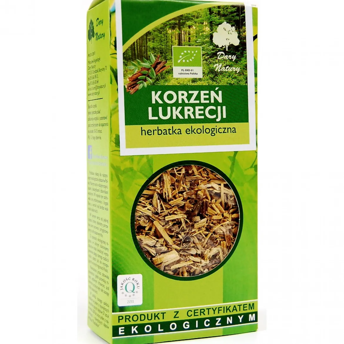 Lukrecja korzeń EKO 50g Dary Natury