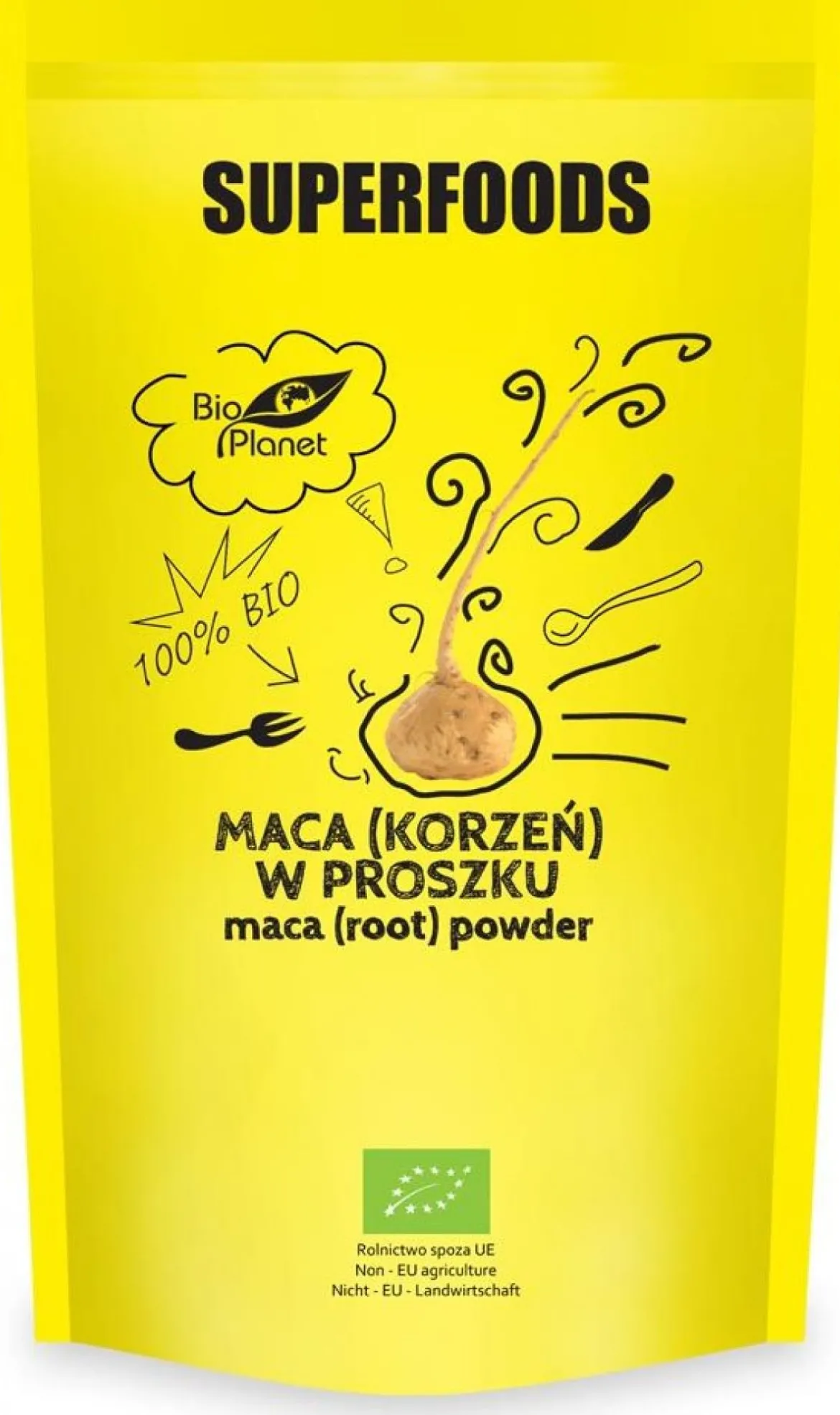 Maca korzeń w proszku BIO 150g Bio Planet