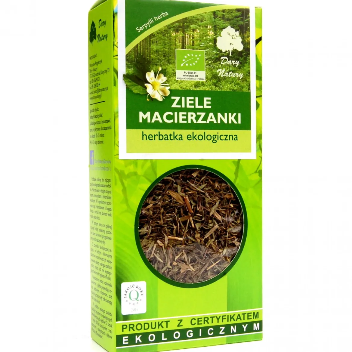 Macierzanka 25g EKO Dary Natury