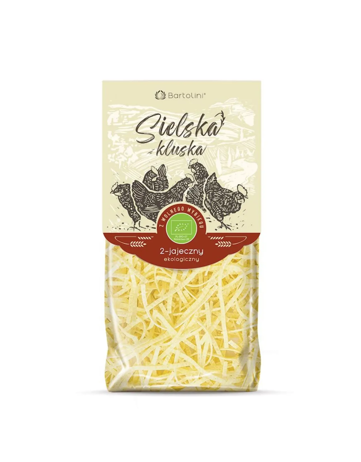 Makaron (2-jajeczny) Krajanka BIO 250g Bartolini