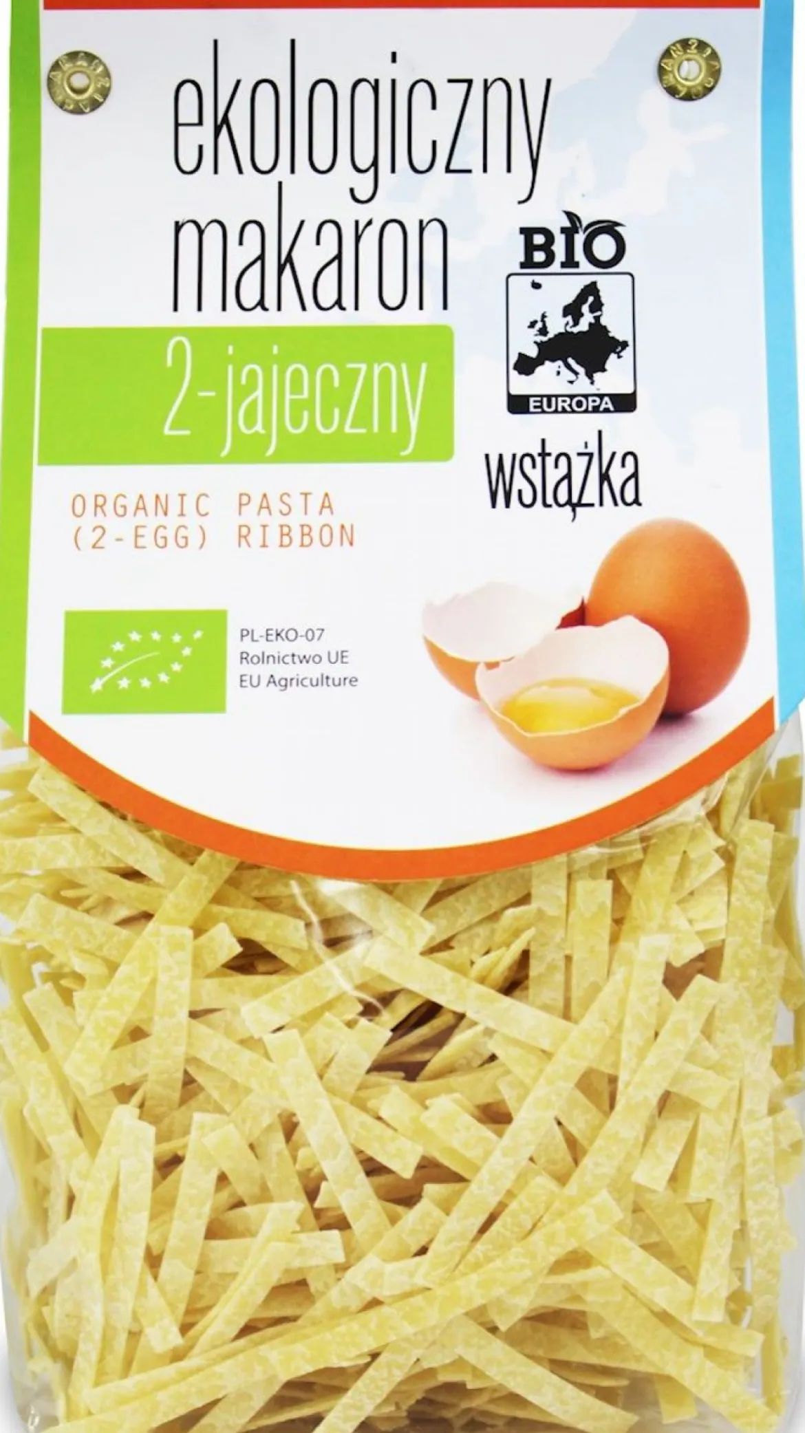 Makaron (2-jajeczny) wstążka BIO 250g Bio Europa
