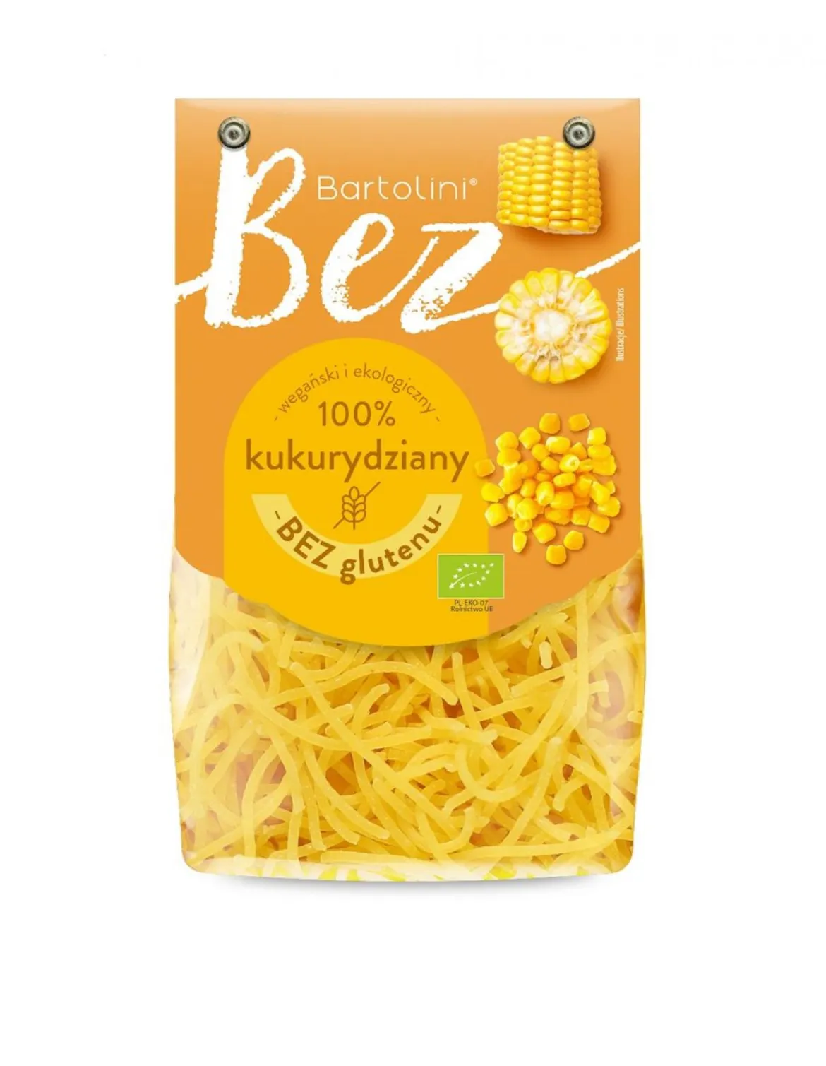 Makaron (Kukurydziany) Krajanka Bezglutenowy BIO 250g Bartolini