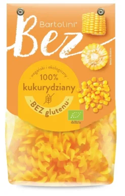 Makaron (Kukurydziany) Świderki Bezglutenowy BIO 250g Bartolini