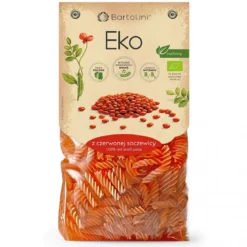 Makaron Proteinowy (z Soczewicy Czerwonej) Świderki BIO 250g Bartolini