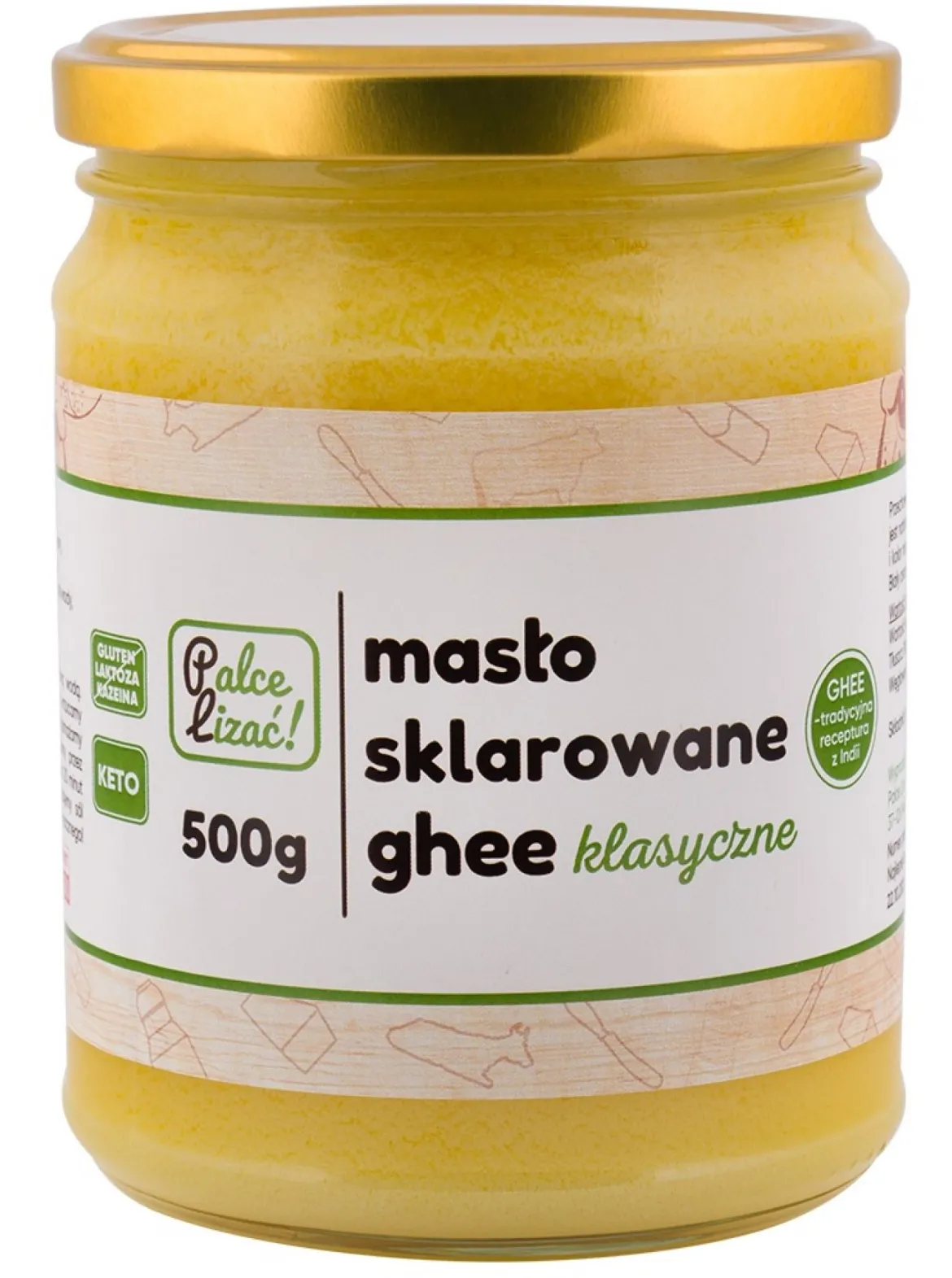 Masło sklarowane Ghee klasyczne 500g Palce Lizać