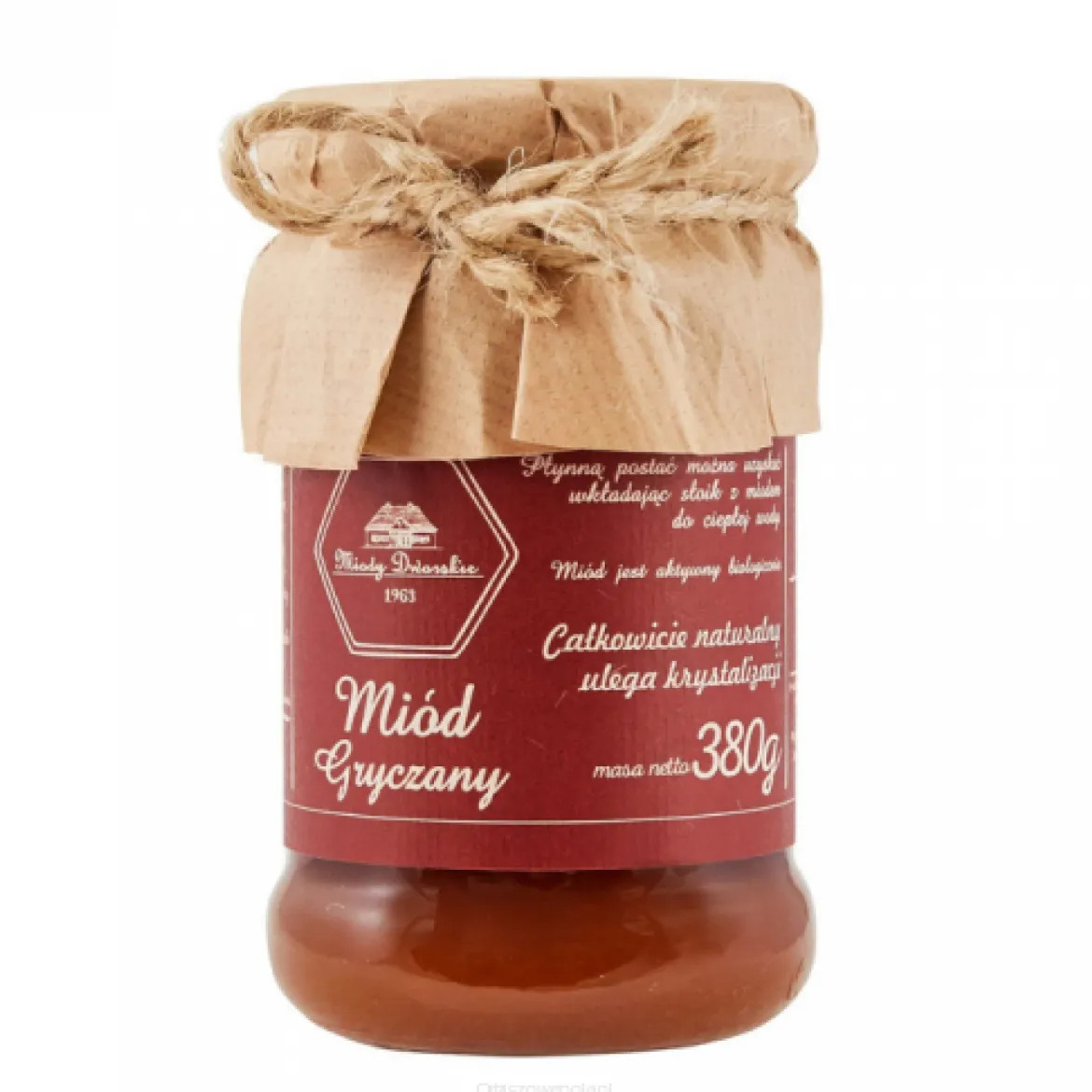 Miód gryczany 380g Miody Dworskie