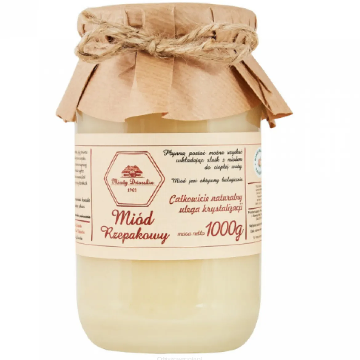 Miód rzepakowy 1kg Miody Dworskie