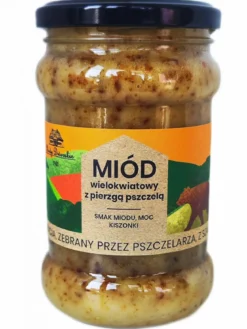 Miód z pierzgą 400g Miody Dworskie