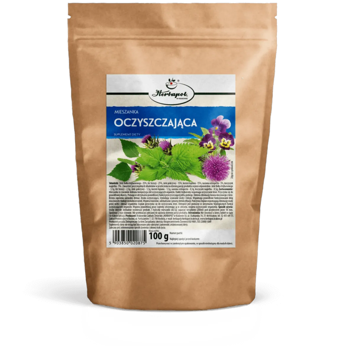Mieszanka Oczyszczająca 100g Herbapol