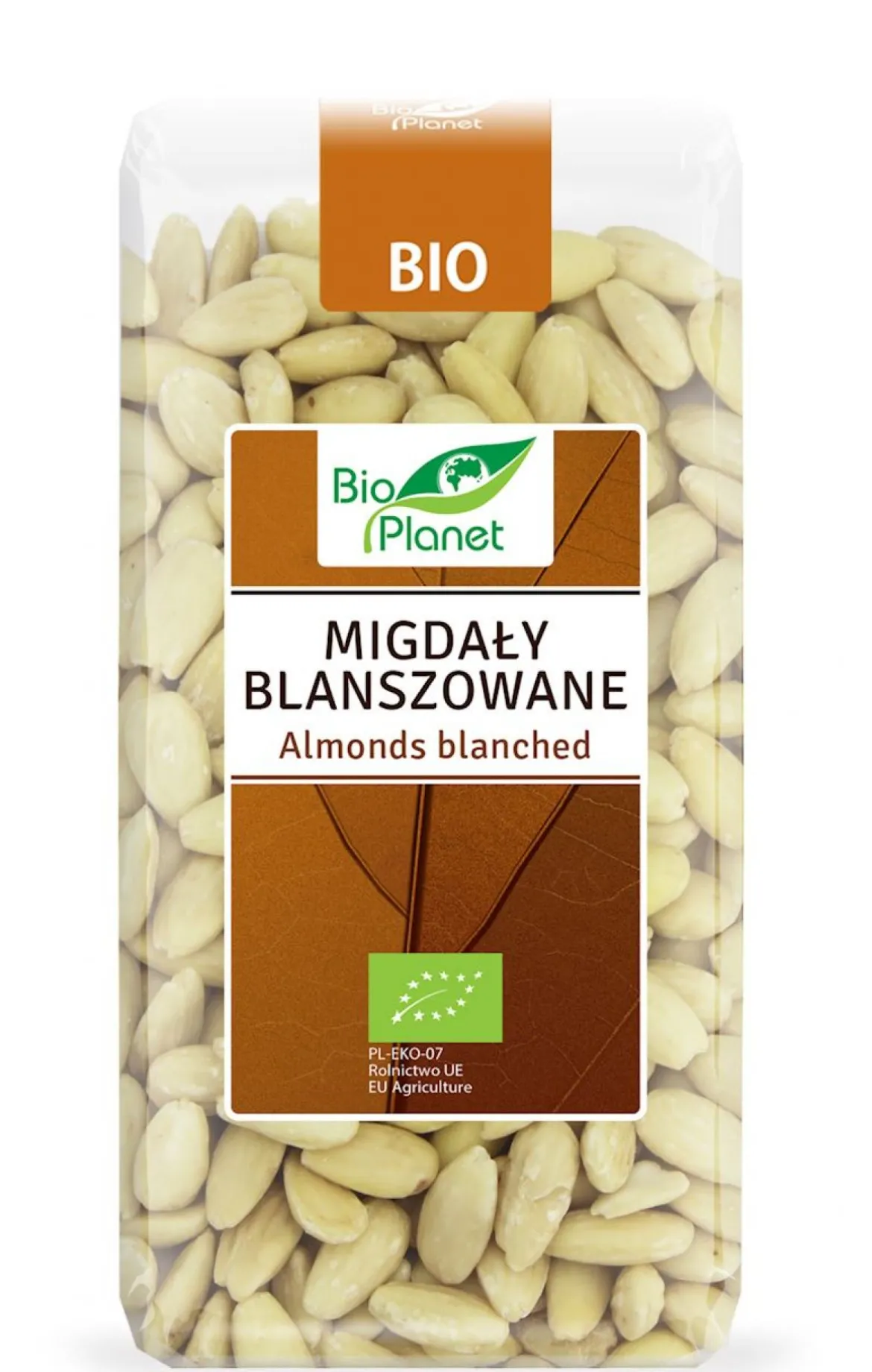 Migdały blanszowane BIO 350g Bio Planet