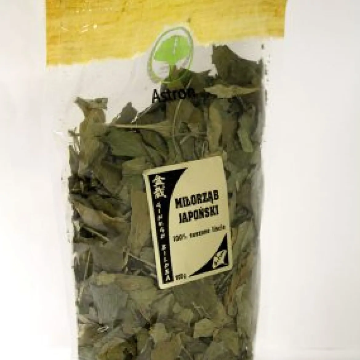 Miłorząb Japoński (Ginkgo biloba) liście suszone 100g Astron