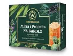 Mirra Propolis na gardło Bez Cukru 24 tab. Herbal Monasterium