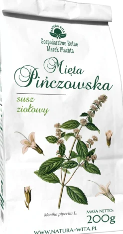 Mięta Pińczowska susz ziołowy 200g Natura Wita