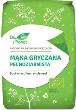 Mąka Gryczana Pełnoziarnista BIO 1kg Bio Planet