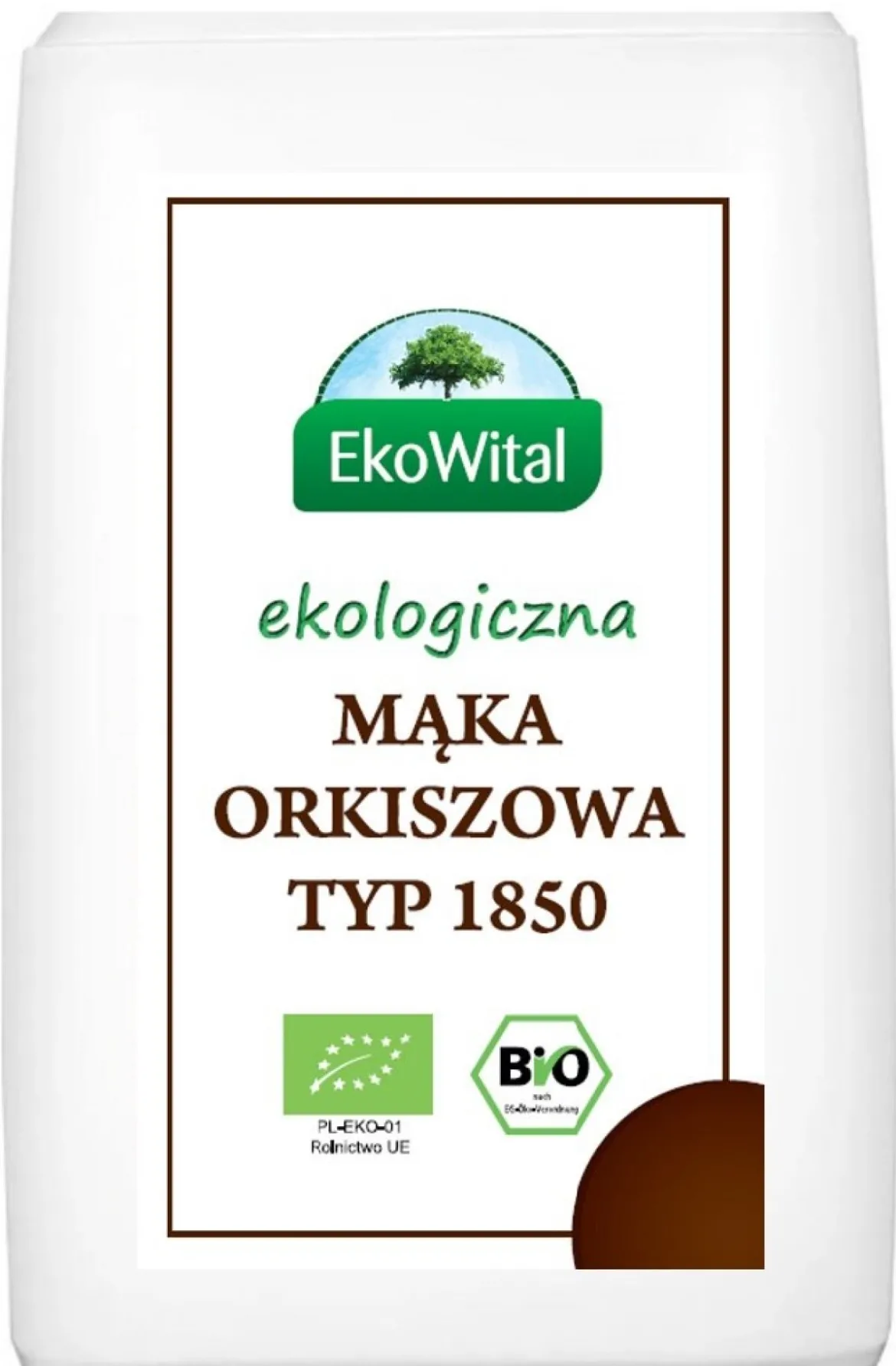 Mąka orkiszowa typ 1850 BIO 1kg EkoWital