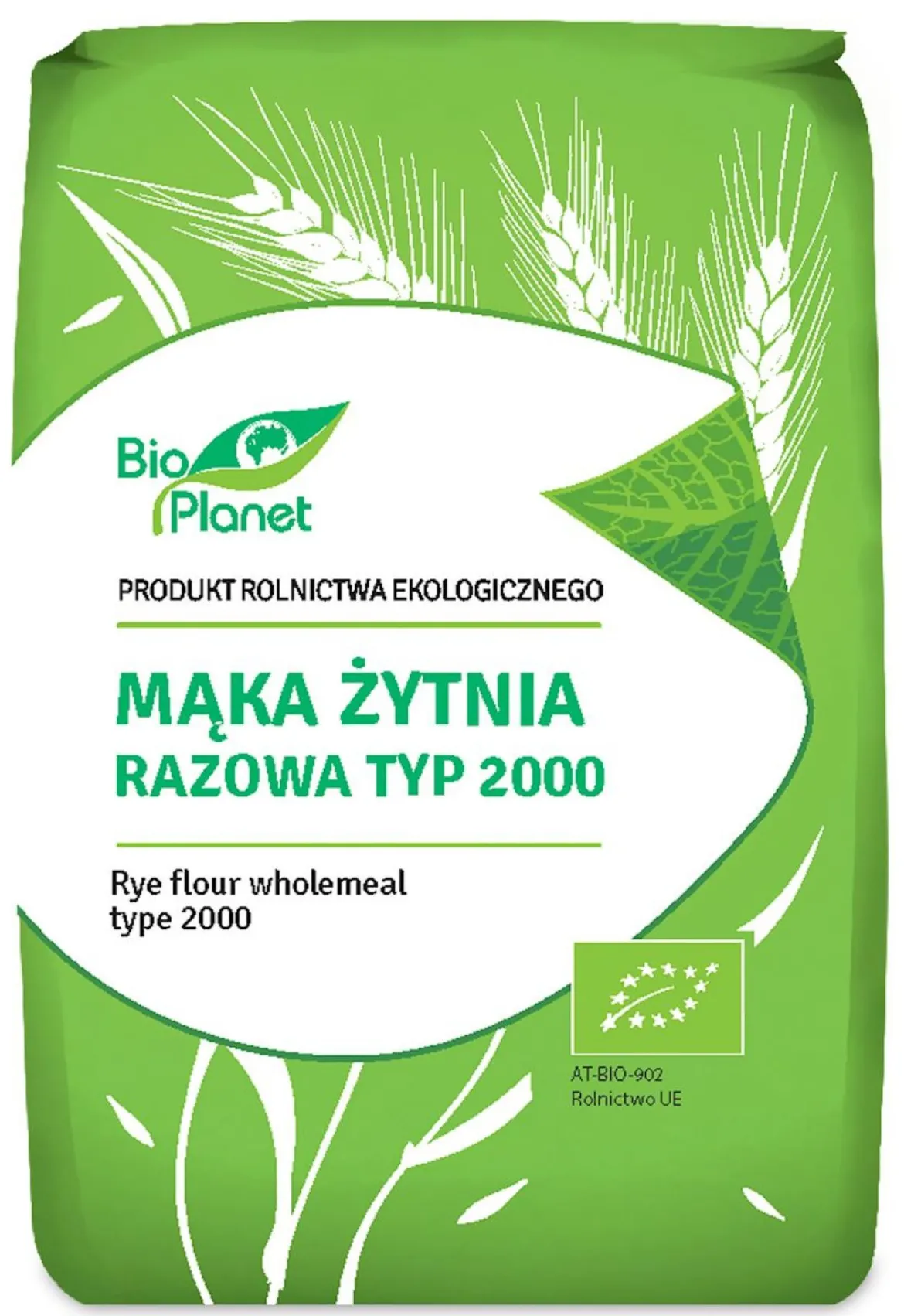 Mąka Żytnia Razowa typ 2000 BIO 1kg Bio Planet